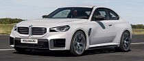 2023 BMW M2 Coupe Looks Ready for AMG Sniffing in Unofficial Renderings