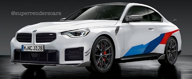 2023 BMW M2 M Performance parts rendering 