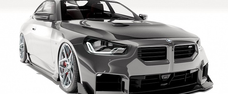 2023 BMW M2 carbon fiber Velocity Spec rendering by timthespy 