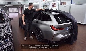 2023 BMW M3 Touring Continues Teasing Campaign, Prototype Features Competition Wheels
