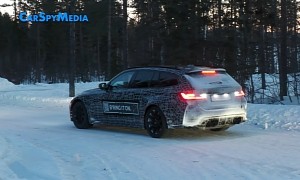 2023 BMW M3 Touring Looks Unphased by the Snow in Latest Spy Video
