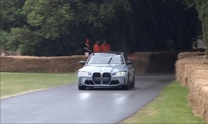 2023 BMW M3 Touring Makes Dynamic Debut at Goodwood FoS, Driven by the Duke of Richmond