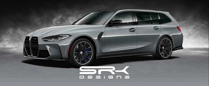 2023 BMW M3 Touring rendering by SRK Designs
