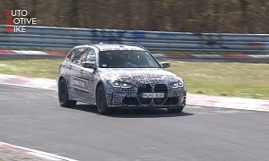 2023 BMW M3 Touring Still Testing on the Nurburgring Nordschleife, 7:30 Lap Time Rumored