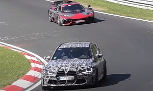 2023 BMW M3 Wagon Spotted Making Way for the AMG One on the Nürburgring