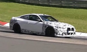 2023 BMW M4 CSL Looks Fast, Sounds Furious in Nurburgring Spy Video