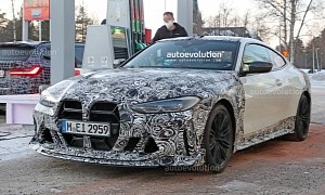 2023 BMW M4 CSL Spied in Its Second-Favorite Place, Its Driver Is Not Happy