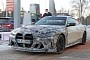 2023 BMW M4 CSL Spied in Its Second-Favorite Place, Its Driver Is Not Happy