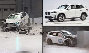 2023 BMW X1 Aces IIHS Passenger-Side Small Overlap Front Crash Test