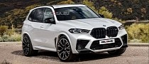 2023 BMW X5 M Facelift Rendered Into Existence, Looks Properly Menacing and Snazzy