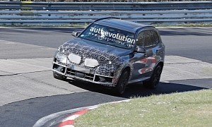 2023 BMW X5 M Facelift Spied While Driven Hard on the Nurburgring, It Looks Good
