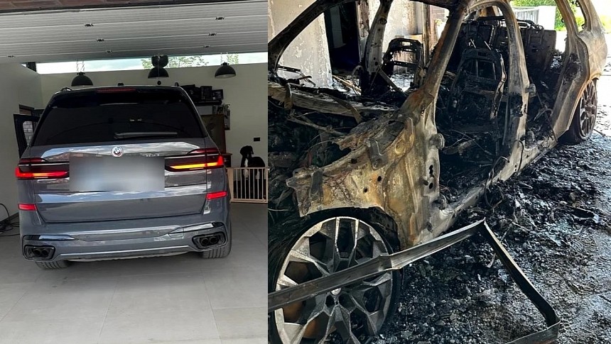 2023 BMW X7 Before and After the Fire