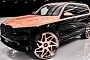 2023 BMW X7 Wrapped in Digital Sunrise Copper Flaunts Big-Cap Rose Gold Forgis