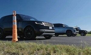 2023 Cadillac Escalade-V Drag Races G 63, New Range Rover Settles for 3rd Place