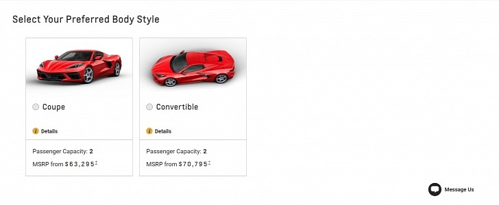 2023 Chevrolet Corvette Configurator 