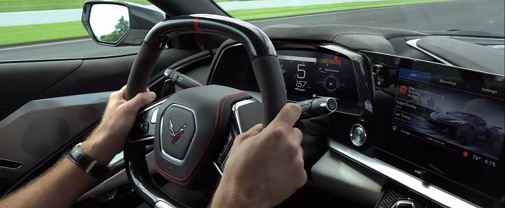 2023 Chevrolet Corvette Z06 ride-along video screenshot