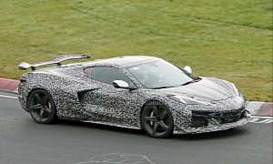 2023 Chevrolet Corvette Z06 Spied on the Nurburgring