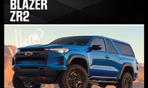 2023 Chevy Colorado Truck Morphs Into Feisty, Mid-Size Two-Door Blazer ZR2 SUV
