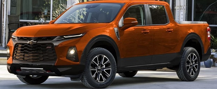 2023 Chevrolet Nova Montana rendered with TrailBlazer and Ford Maverick cues by kdesignag on Instagram