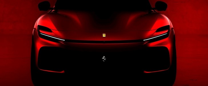 2023 Ferrari Purosangue SUV offiicial teaser
