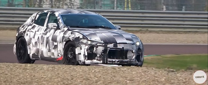 2023 Ferrari Purosange V6 test mule spied by Varryx on YouTube