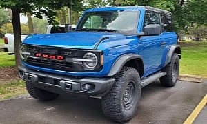 2023 Ford Bronco Prototype Spied Flaunting Black MOD Top