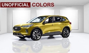 2023 Ford Escape (Kuga) Gets an Unofficial Interior and Color Palette Preview