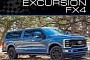 2023 Ford F-350 Super Duty Excursion FX4 SUV Looks Massive, Even When It’s Virtual