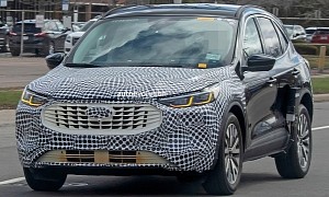 2023 Ford Kuga/Escape Spied With Skimpy Grille Camouflage, New DRL Signature