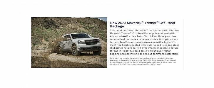 2023 Ford Maverick Tremor