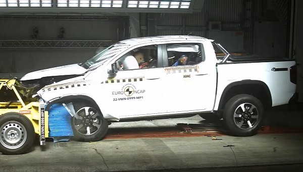 2023 Volkswagen Amarok Euro NCAP crash test