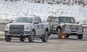 2023 Ford Ranger Raptor Photos Reveal U.S. Version Testing With Bronco Warthog