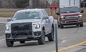 2023 Ford Ranger Spy Photos Reveal F-150 Styling Cues