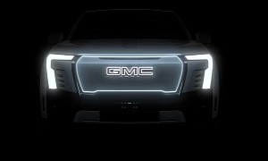 2023 GMC Sierra Denali Electric Pickup Truck Previewed With Futuristic Front End