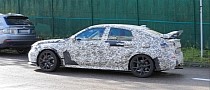 2022 Honda Civic Type R Spied With Center Exhaust Pipe, Michelin Tires