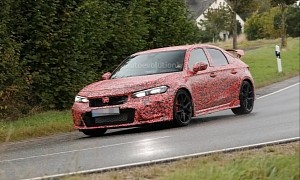 2023 Honda Civic Type R Spied Yet Again, We Get First Glimpse of the Interior