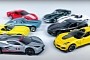 2023 Hot Wheels Set of Eight Cars Looks Like Any Corvette Enthusiast's Dream