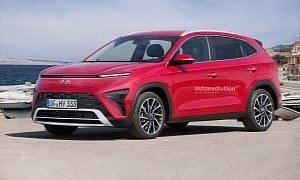 2023 Hyundai Kona Rendered With More Restrained Front-End Styling