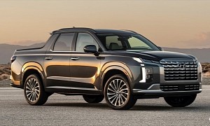 2023 Hyundai Palisade CGI-Morphs Into a Unibody Pickup Truck, Meet “Santa Clara”