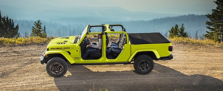 2023 Jeep Gladiator finished in High Velocity yellow