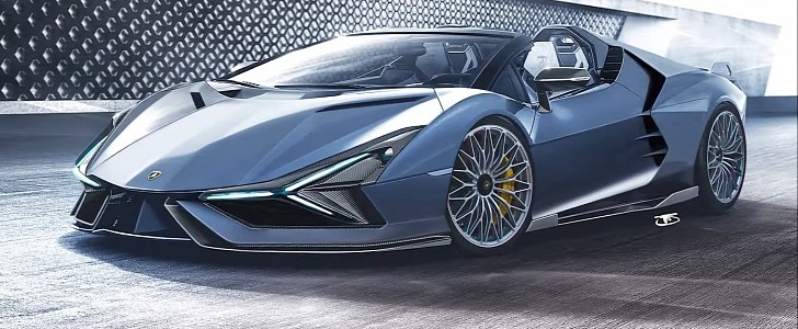 2023 Lamborghini Aventador successor design study by The Sketch Monkey