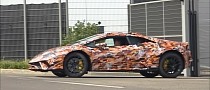 2023 Lamborghini Huracan Sterrato All-Road Supercar Caught Testing at the Factory