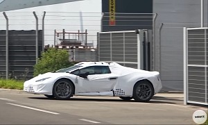 2023 Lamborghini Huracan Sterrato Spied Testing Outside Italian Automaker's Factory