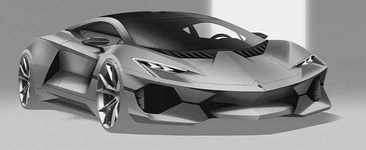2023 Lamborghini Stella Hybrid rendering by tedoradze.giorgi