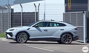 2023 Lamborghini Urus Performante Spotted Testing at the Factory