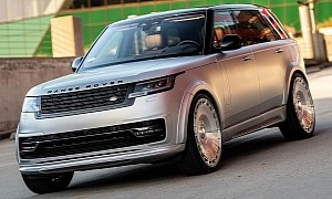 2023 Land Rover Range Rover Is Like a Widebody 'Silver Surfer' Riding Posh on 26s