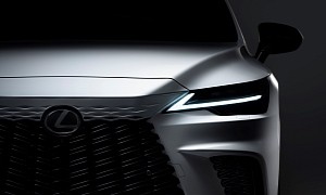 2023 Lexus RX Design Teaser Shows Sharp Front Fascia, Debuts on May 31st