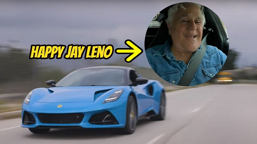 Jay Leno and the 2023 Lotus Emira