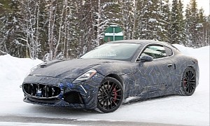 2023 Maserati GranTurismo Drops Camo, Twin Turbos Featured