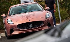 2023 Maserati GranTurismo Folgore EV Photographed Uncamouflaged